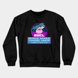 Space Whale Cruise Lines Crewneck Sweatshirt